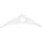 Ekena Millwork Pitch Turner Architectural Grade PVC Gable Pediment, 72"W x 15"H x 1"P (5/12) GPP072X015X100TUR - alternate 1